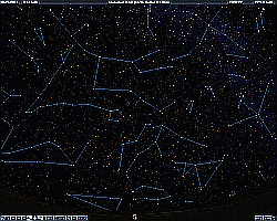 Sternbilder mit Linien