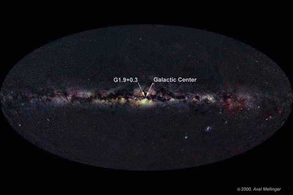 Supernovarest in der Milchstraße